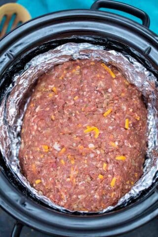 cooking meatloaf in the crockpot