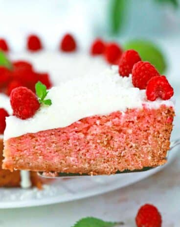 Slow Cooker Raspberry Cake