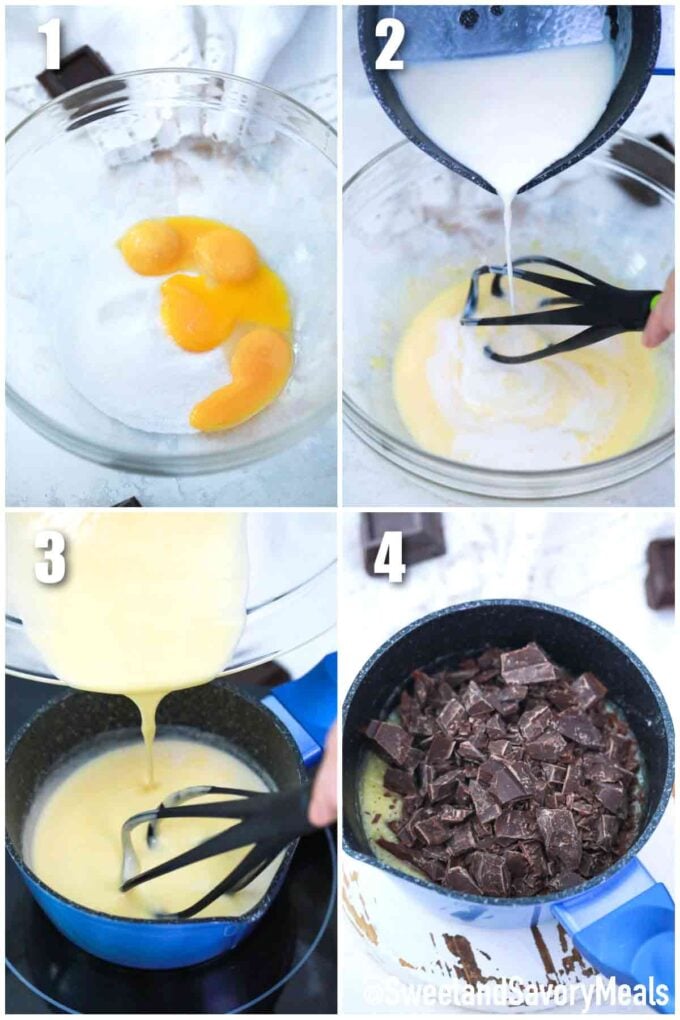 steps how to make chocolate mousse