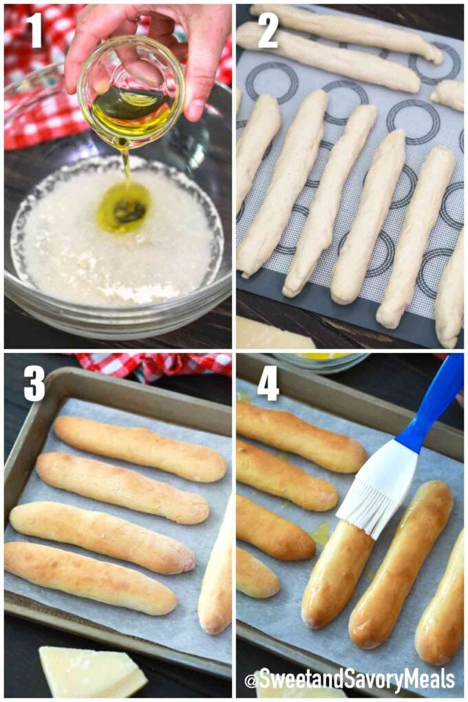 steps how to make homemade breadsticks