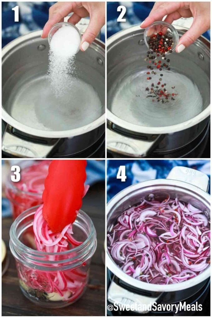 steps how to make pickled red onions