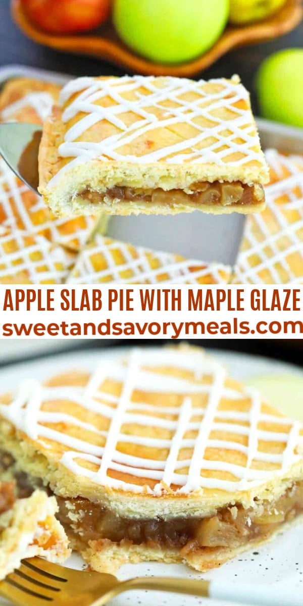 easy apple slab pie pin