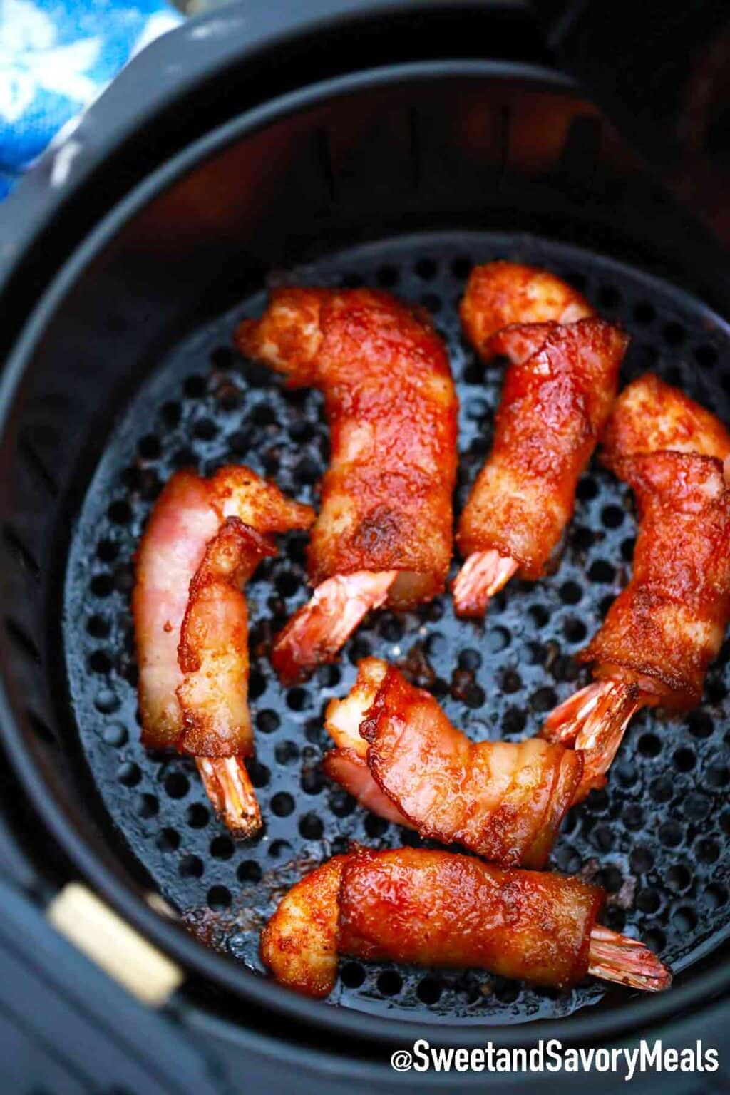 Air Fryer Bacon Wrapped Shrimp [Video] Sweet and Savory Meals
