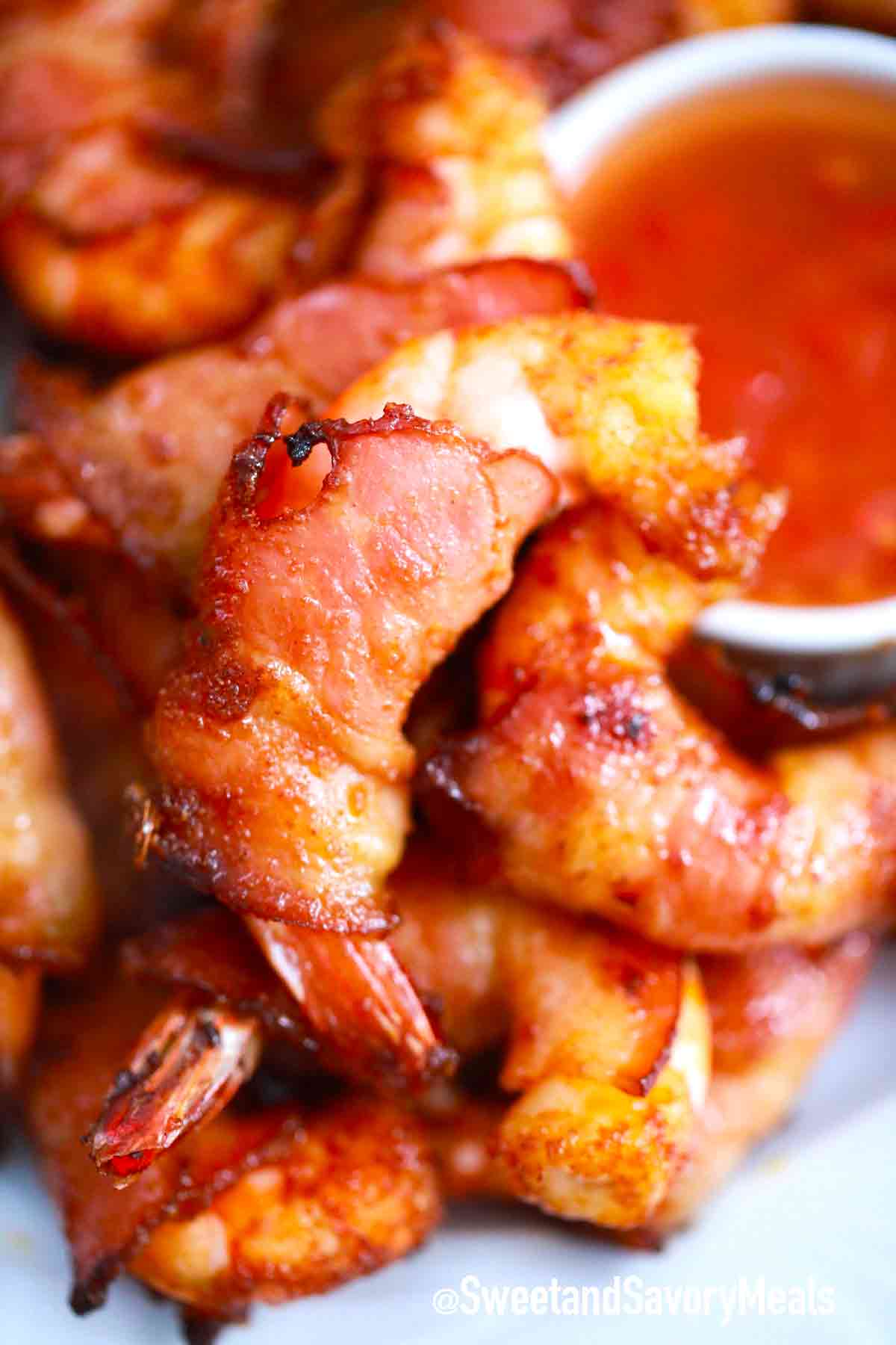 Air Fryer Bacon Wrapped Shrimp [Video] Sweet and Savory Meals