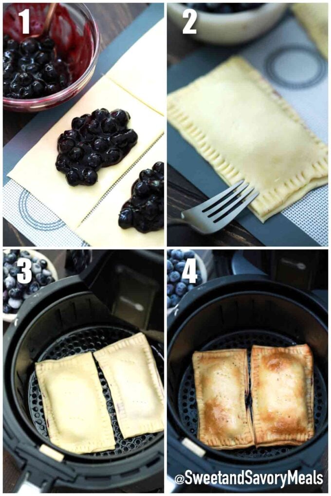 steps how to make air fryer pop tarts