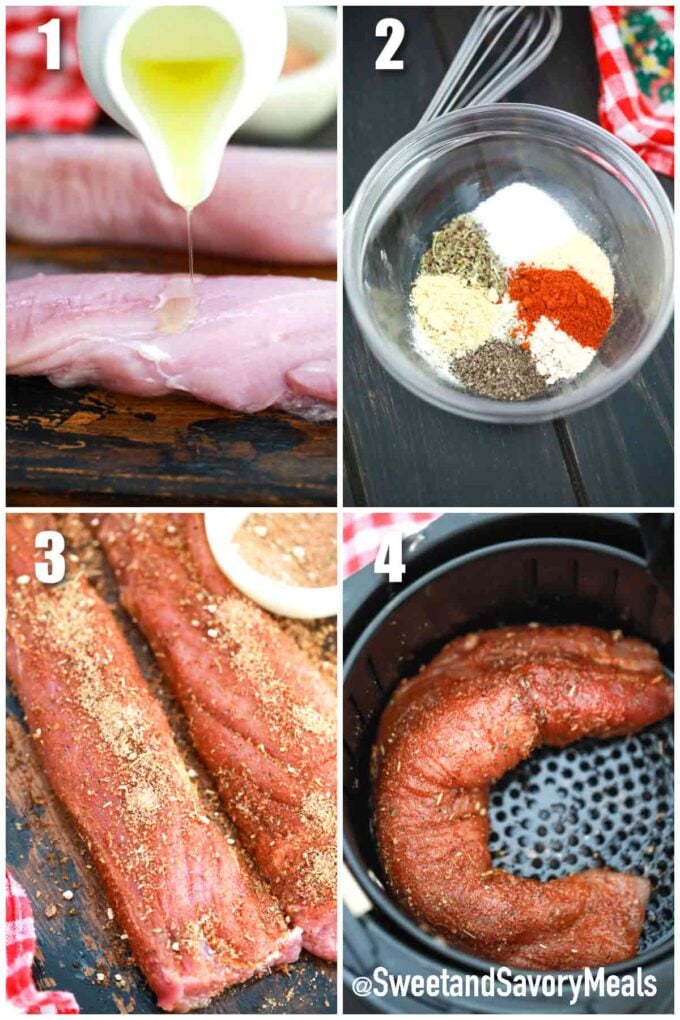 steps how to make air fryer pork tenderloin