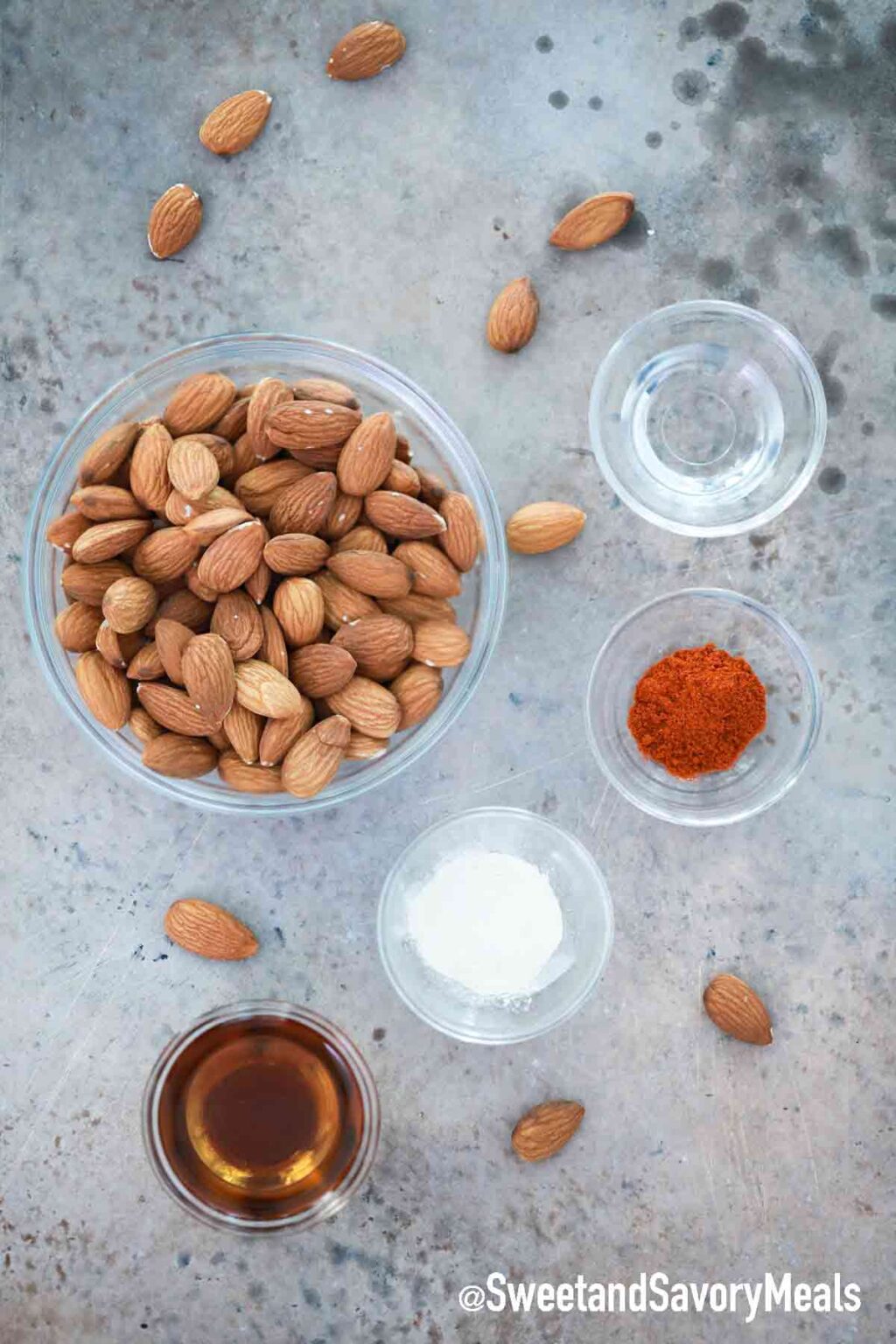 Air Fryer Roasted Almonds S&SM