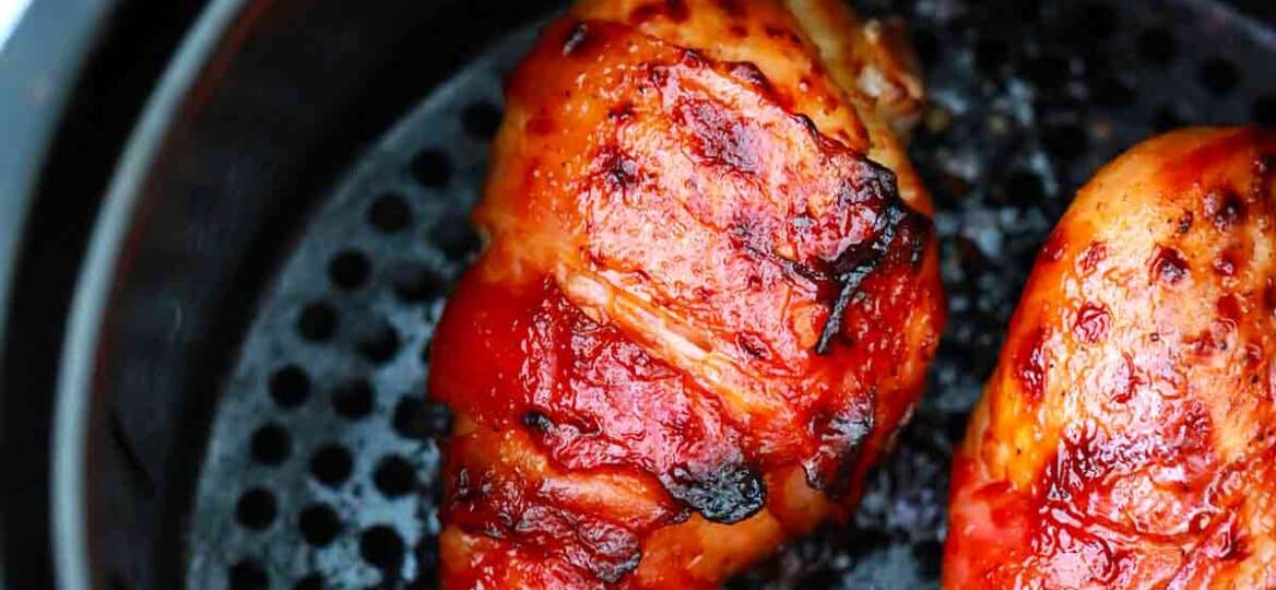 air fryer bacon wrapped chicken drumsticks