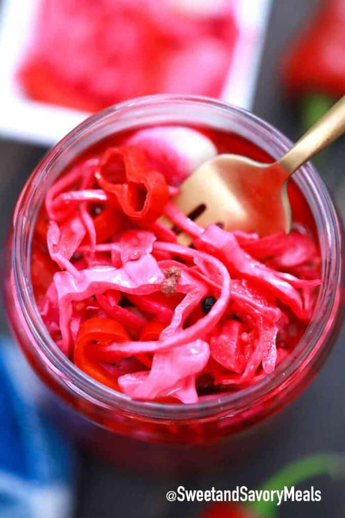 pickled red cabbage