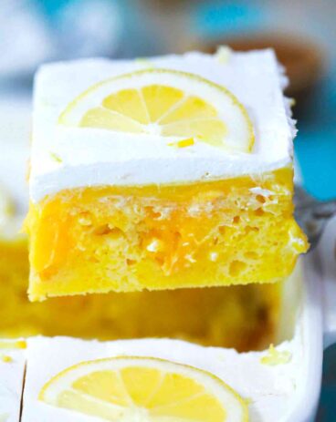 lemon poke cake