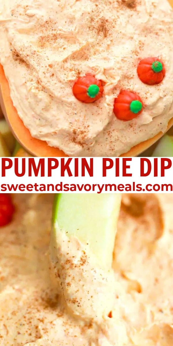 easy pumpkin pie dip pin