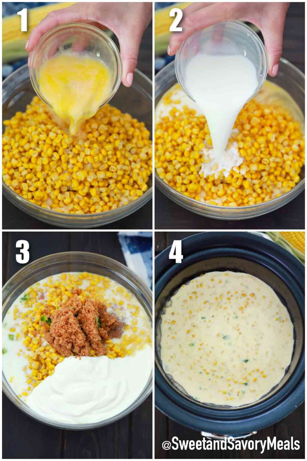 Slow Cooker Corn Casserole Sweet and Savory Meals