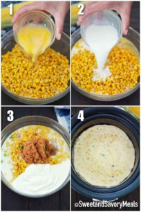 Slow Cooker Corn Casserole - Sweet and Savory Meals