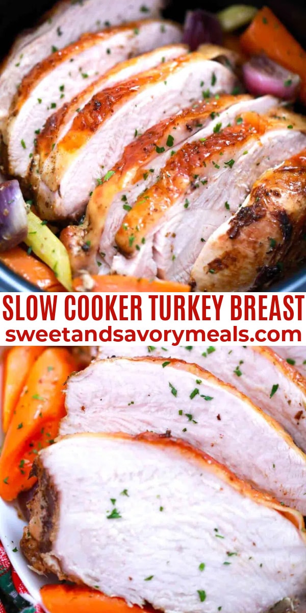 easy slow cooker turkey breast pin