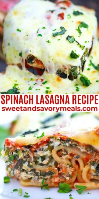 Spinach Lasagna Recipe [Video] - Sweet and Savory Meals