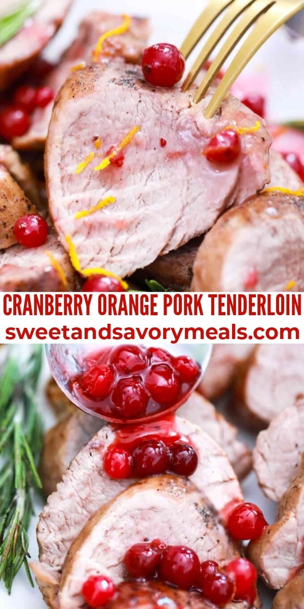 easy cranberry orange pork tenderloin pin