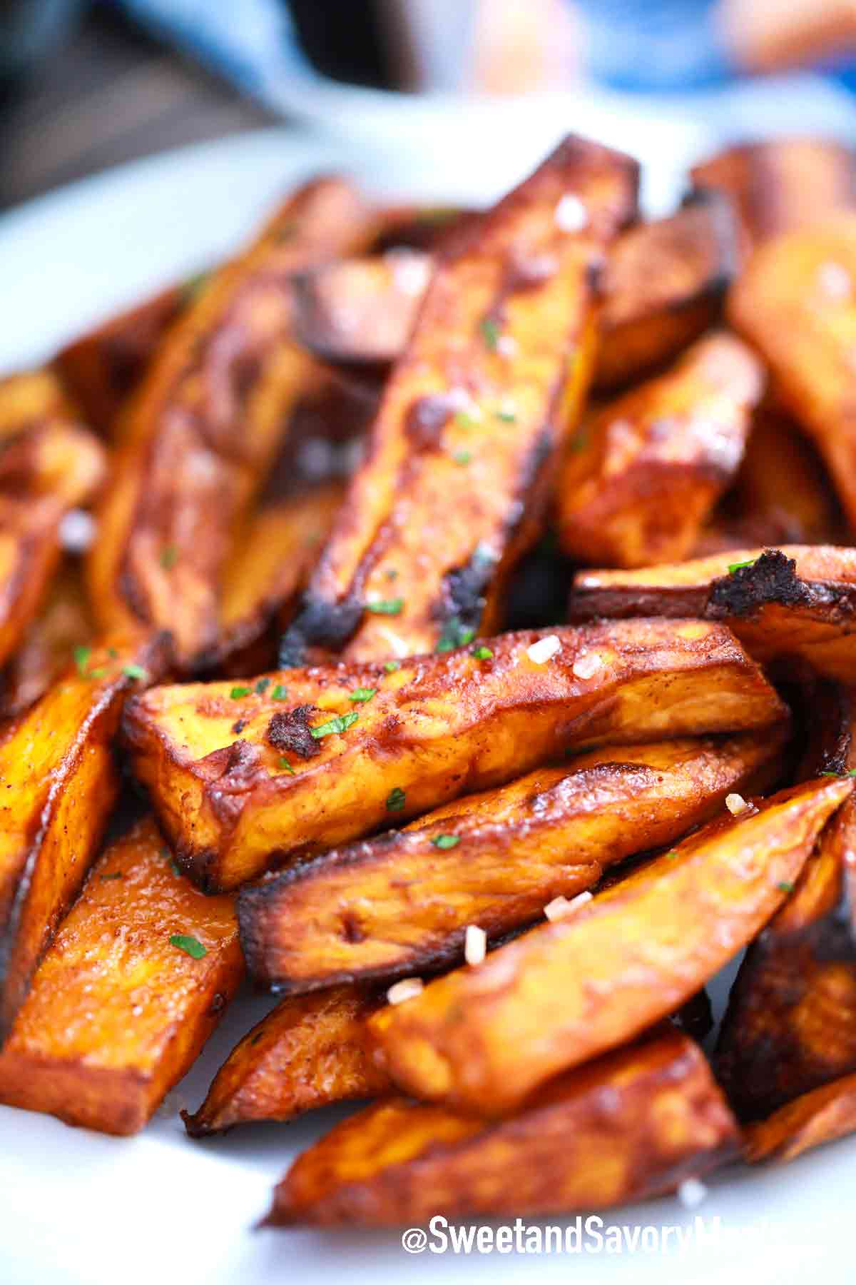 Air Fryer Sweet Potato Wedges - Sweet and Savory Meals