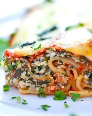 Spinach Lasagna Recipe