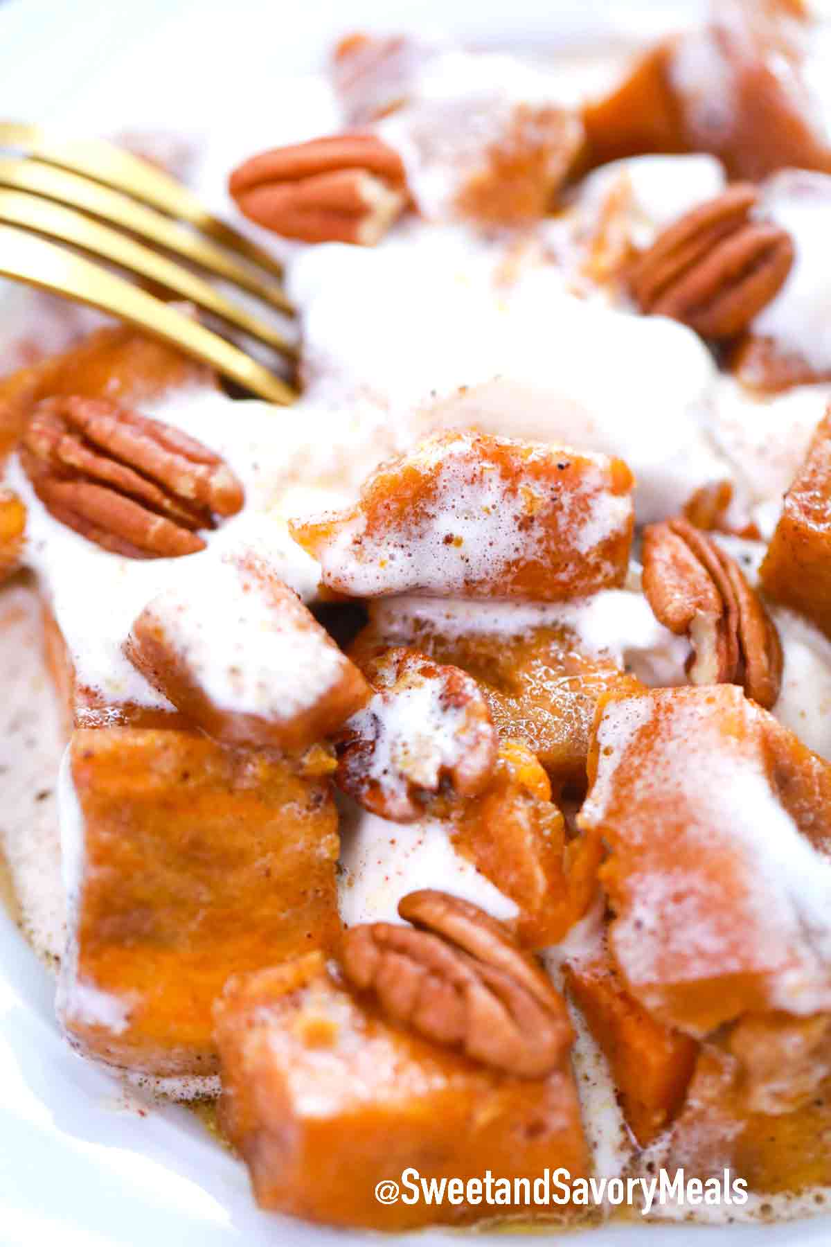 crockpot sweet potato casserole