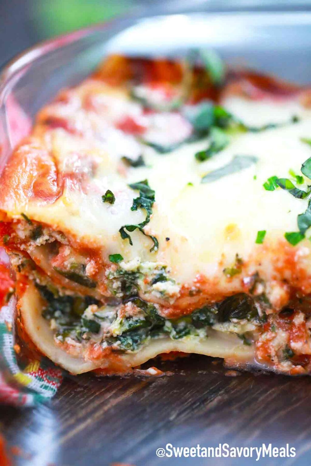 Spinach Lasagna Recipe [Video] - Sweet and Savory Meals