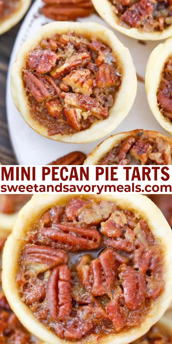 easy mini pecan pie tarts pin