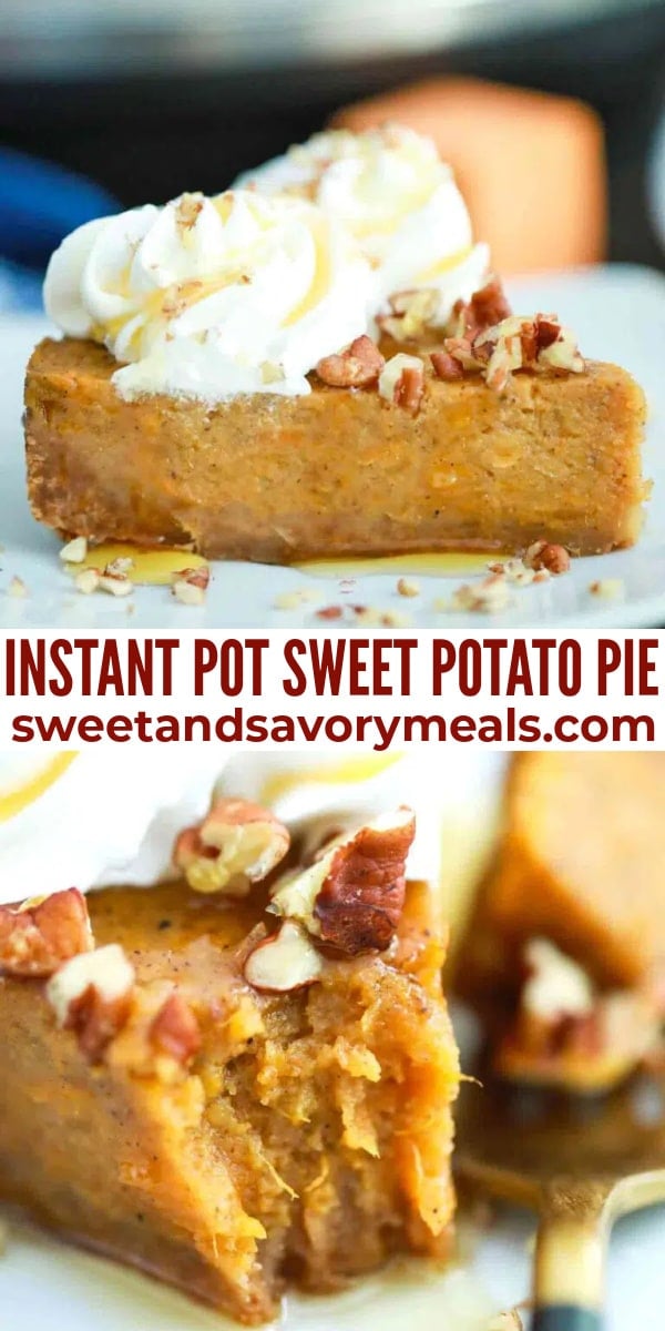 easy instant pot sweet potato pie