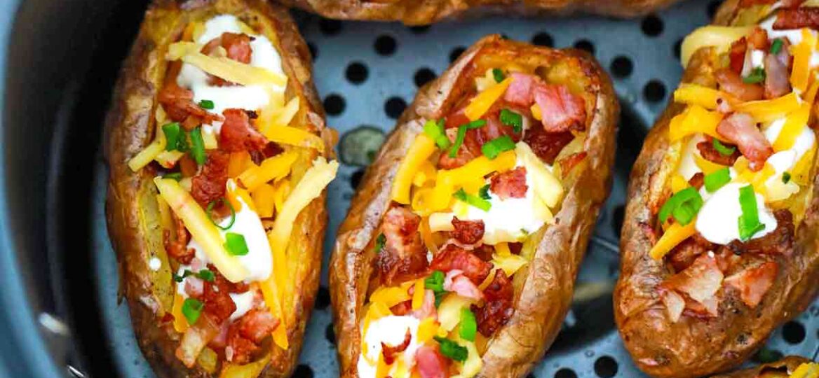 air fryer twice baked potatoes