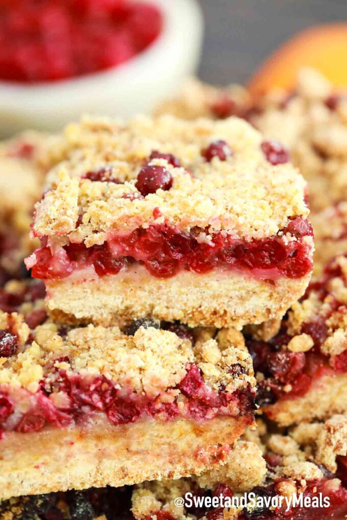 cranberry bars