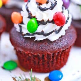 Christmas light cupcakes