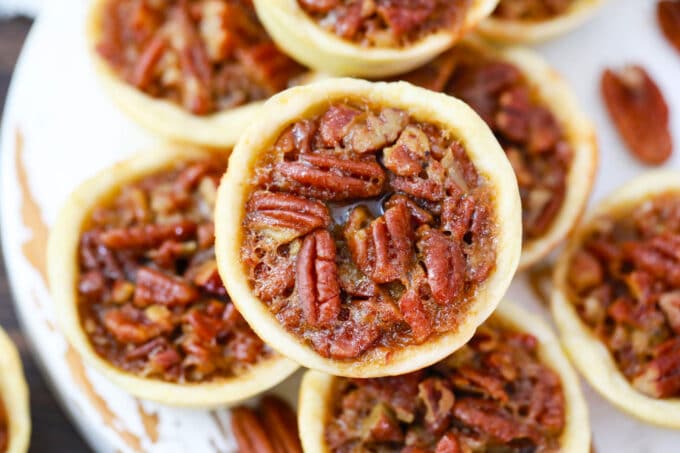 mini pecan pie tarts
