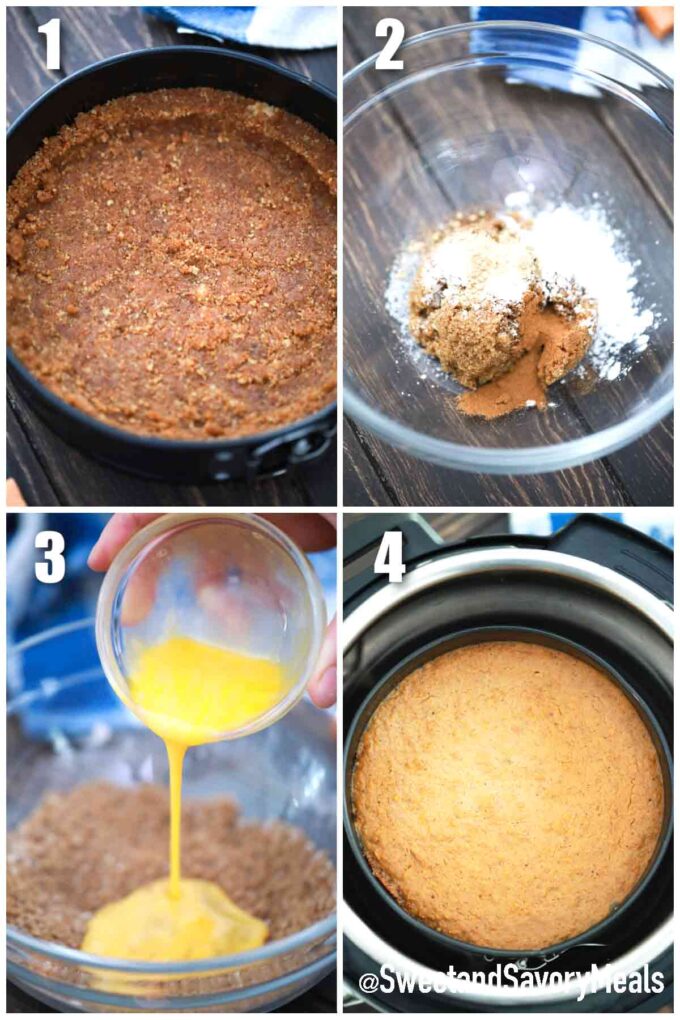 steps how to make instant pot sweet potato pie