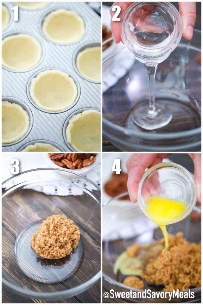 how to make mini pecan pie tarts