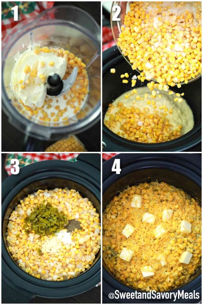 steps how to make slow cooker creamed corn