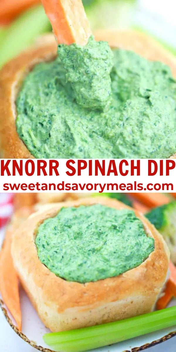 easy knorr spinach dip pin