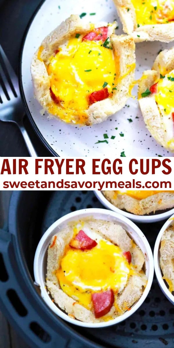 easy air fryer egg cups pin