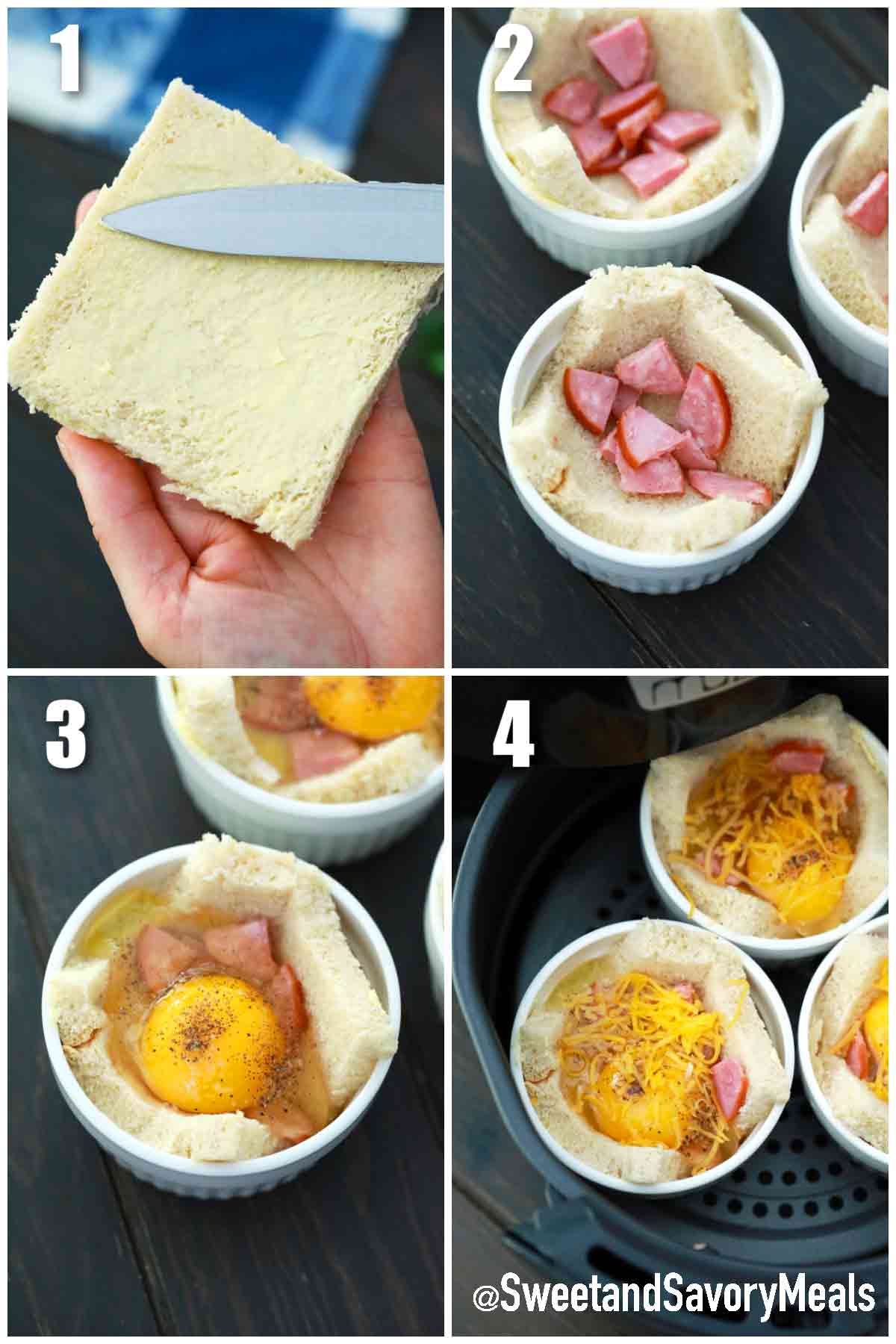 Air Fryer Egg Cups Sweet and Savory Meals