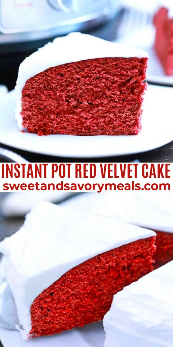 easy instant pot red velvet cake pin
