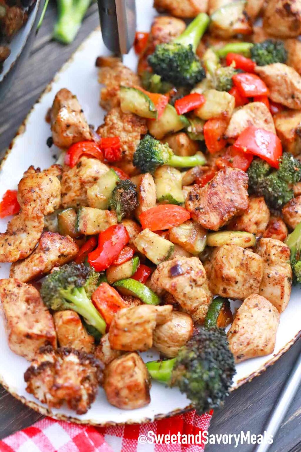 Air Fryer Chicken and Veggies - Sweet and Savory Meals
