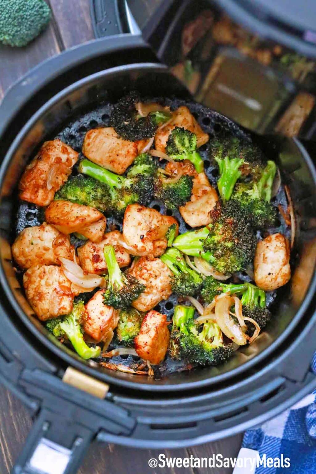 Air Fryer Chicken and Broccoli Recipe Sweet and Savory Meals