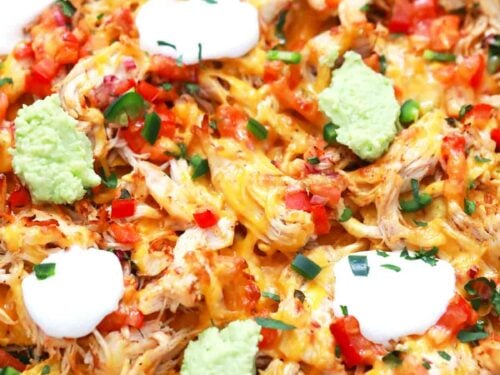 Instant Pot Chicken Nachos