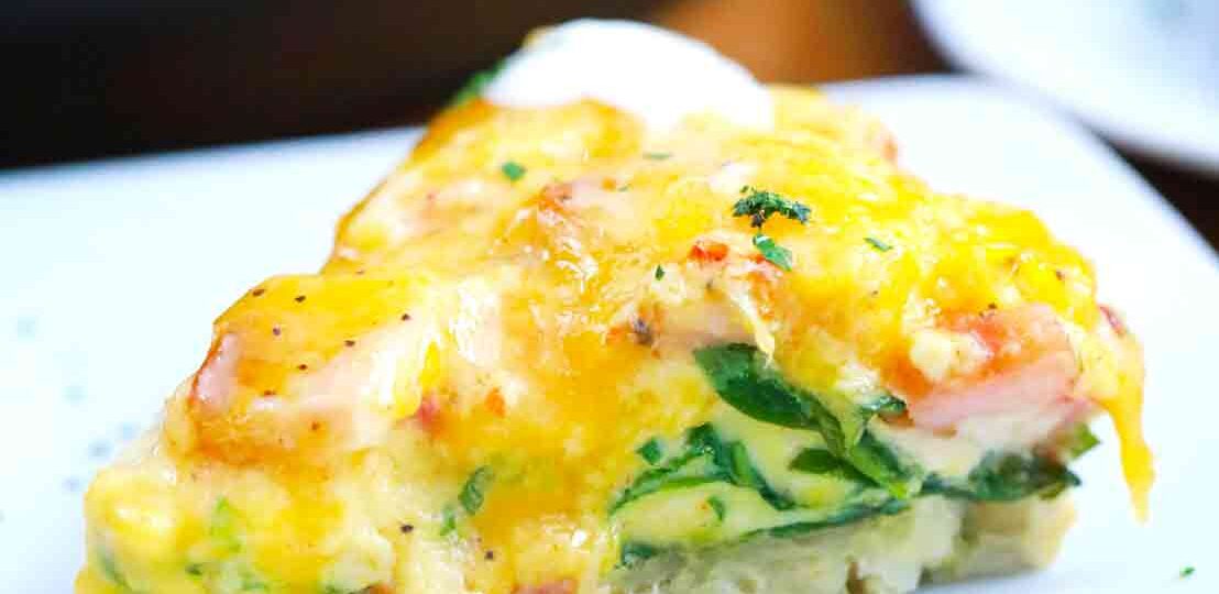 cheesy egg casserole