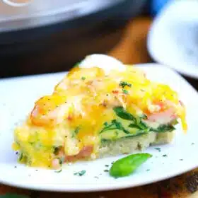 cheesy egg casserole