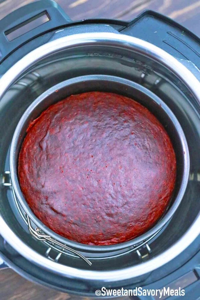 instant pot red velvet cake