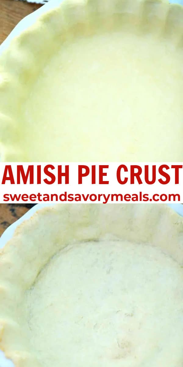 easy amish pie crust pin