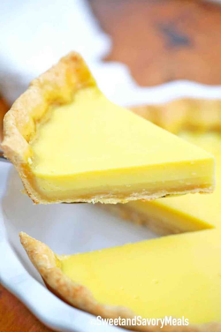 slice of custard pie