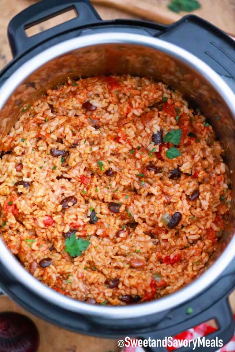 instant pot rice and beans