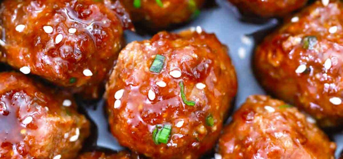 saucy mongolian meatballs