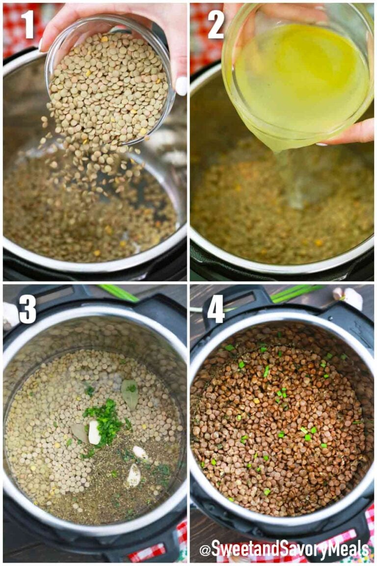 Easy Instant Pot Lentils Recipe S&SM