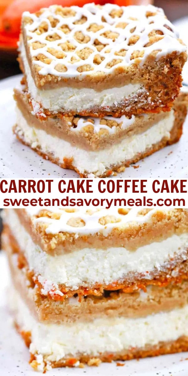 easy carrot cake coffee cake pin