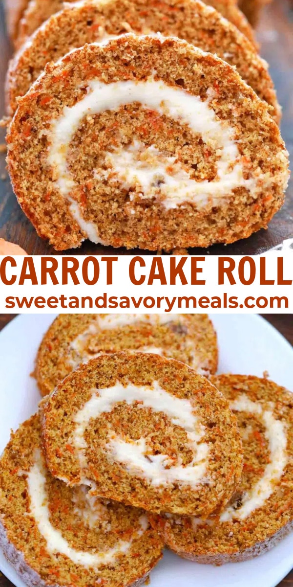 easy carrot cake roll pin